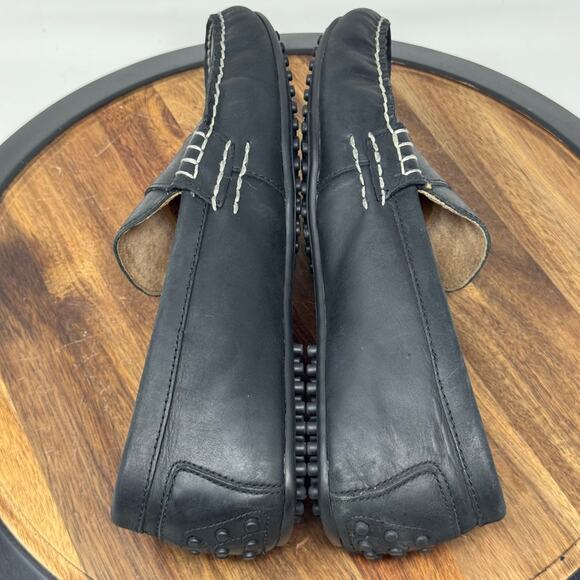 Polo Ralph Lauren Wes Penny Loafer Men 10.5 Leather Driving Shoes Shoe - Picture 5 of 8